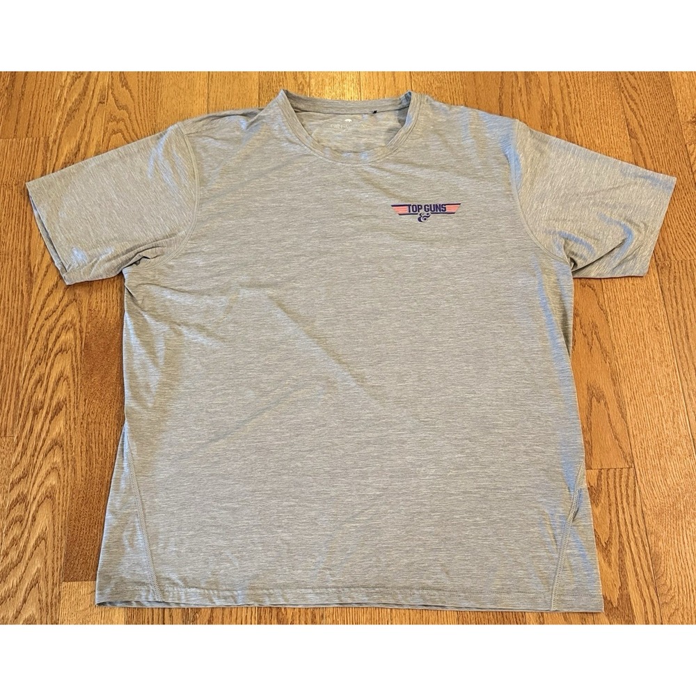 Greyson Shirt Men XL Grey Performance Golf Top Gun Tee Brrr Cooling Breathable